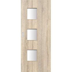Posuvné dveře Trio 3*3 60P dub sonoma