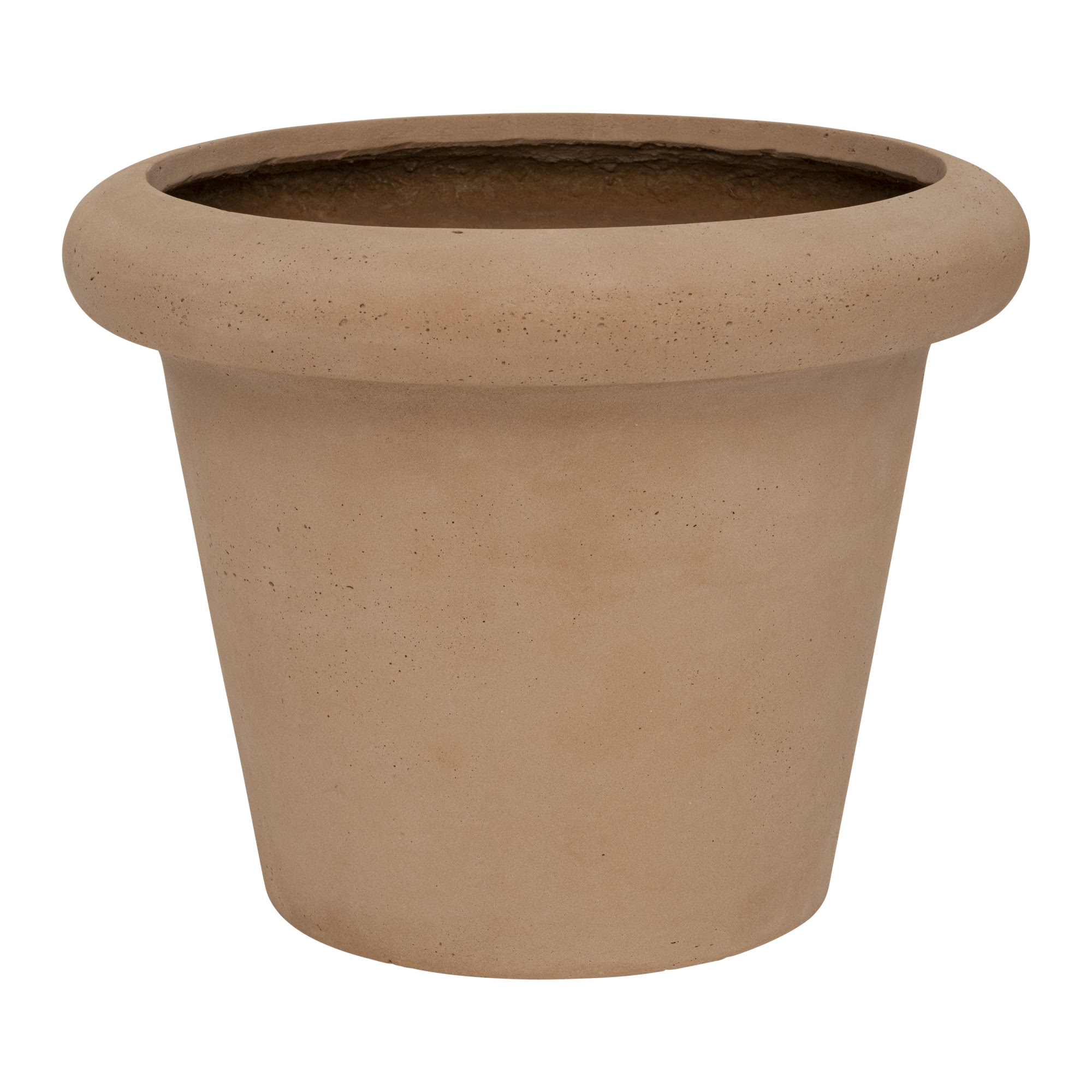Pottery Pots Květináč Ciro, barva jemná hlína, vel. S - ø 32 cm | v. 25 cm - PotteryPots