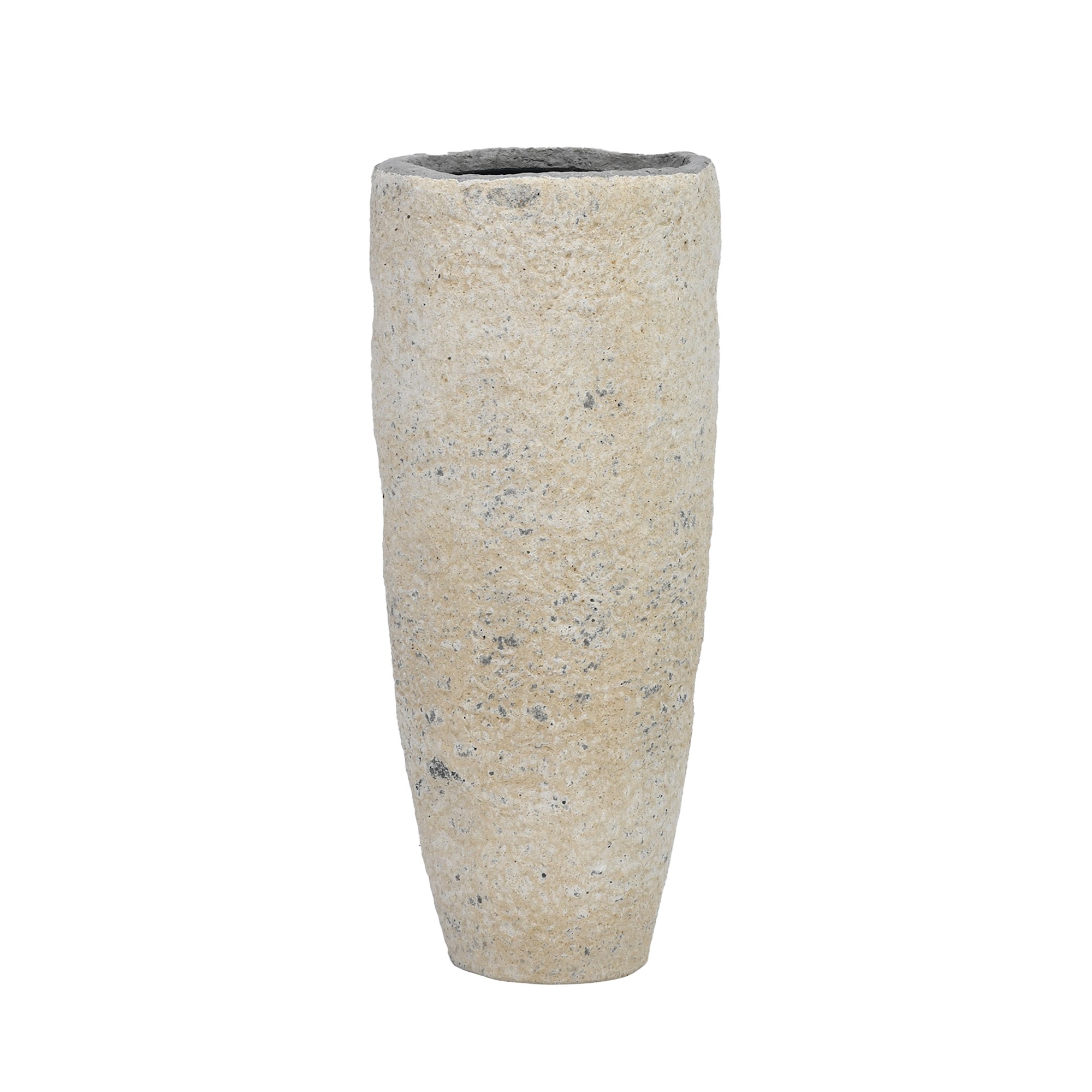Pottery Pots Květináč Mt. Cooper, barva albitově krémová, vel. M - ø 30 cm | v. 70 cm - PotteryPots