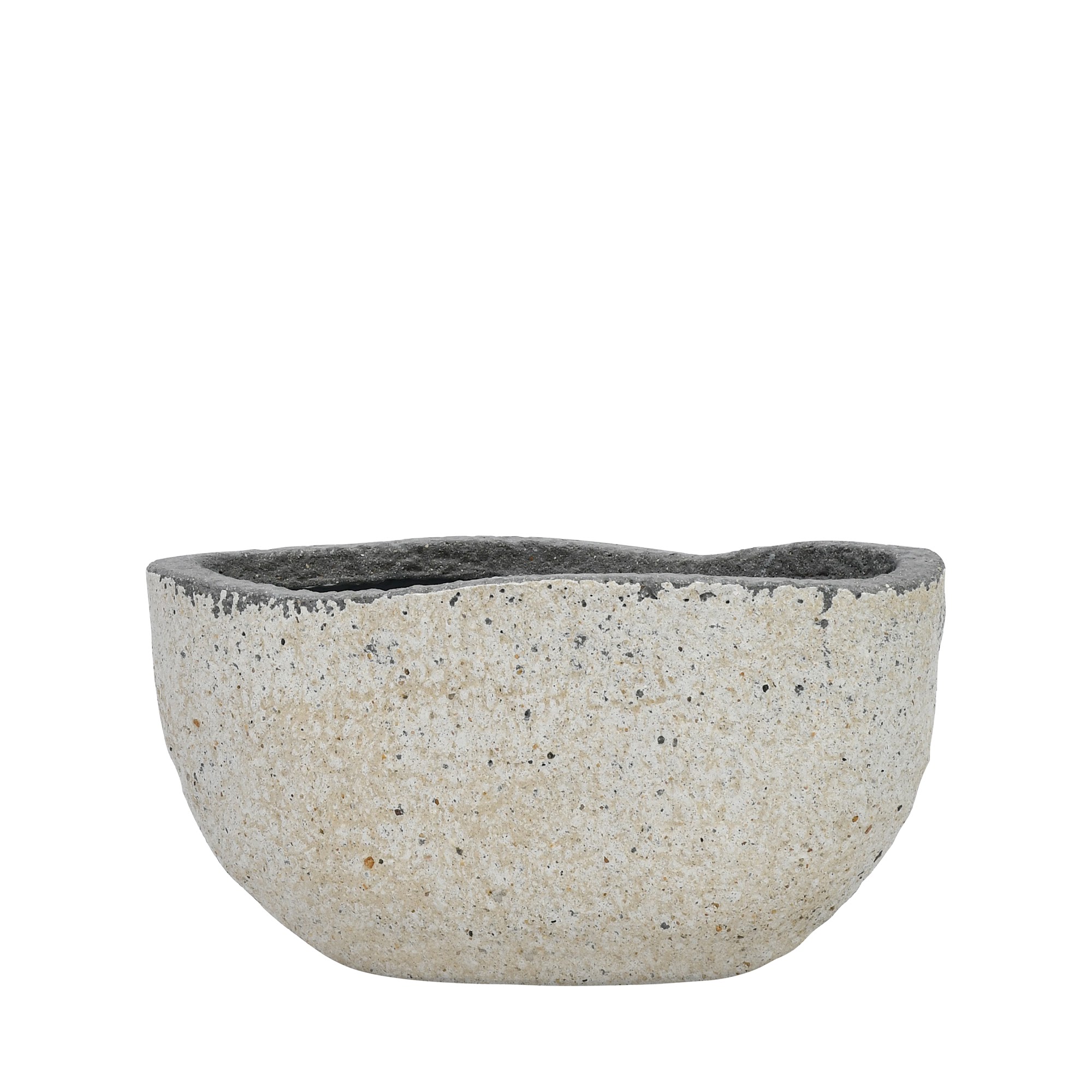 Pottery Pots Květináč Mt. Hunter, barva albitově krémová, více velikostí - PotteryPots Velikost: XS - 43 x 24 cm | v. 20,5 cm