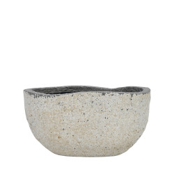 Pottery Pots Květináč Mt. Hunter, barva albitově krémová, více velikostí - PotteryPots Velikost: XS - 43 x 24 cm | v. 20,5 cm
