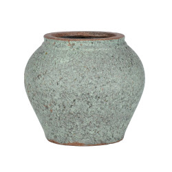 Pottery Pots Květináč Zeus, barva rustikální zelená, více velikostí - PotteryPots Velikost: S - ø 37 cm | v. 32 cm
