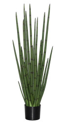 Pottery Pots Realistická umělá rostlina Sansevieria cylindrica, více velikostí - PotteryPots Velikost: L - ø 35 cm | v. 180 cm