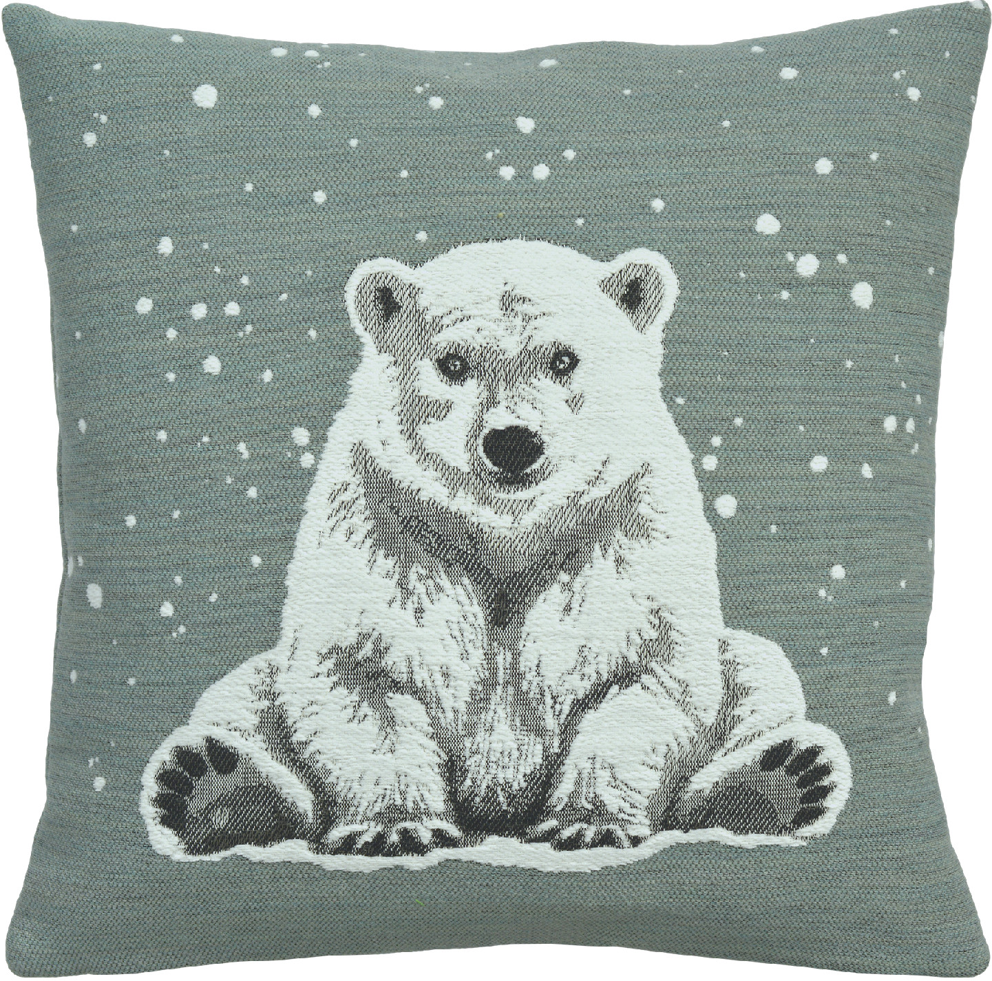 Povlak na polštář Arktos, čtverec 45x45 cm, blue fox - Sander