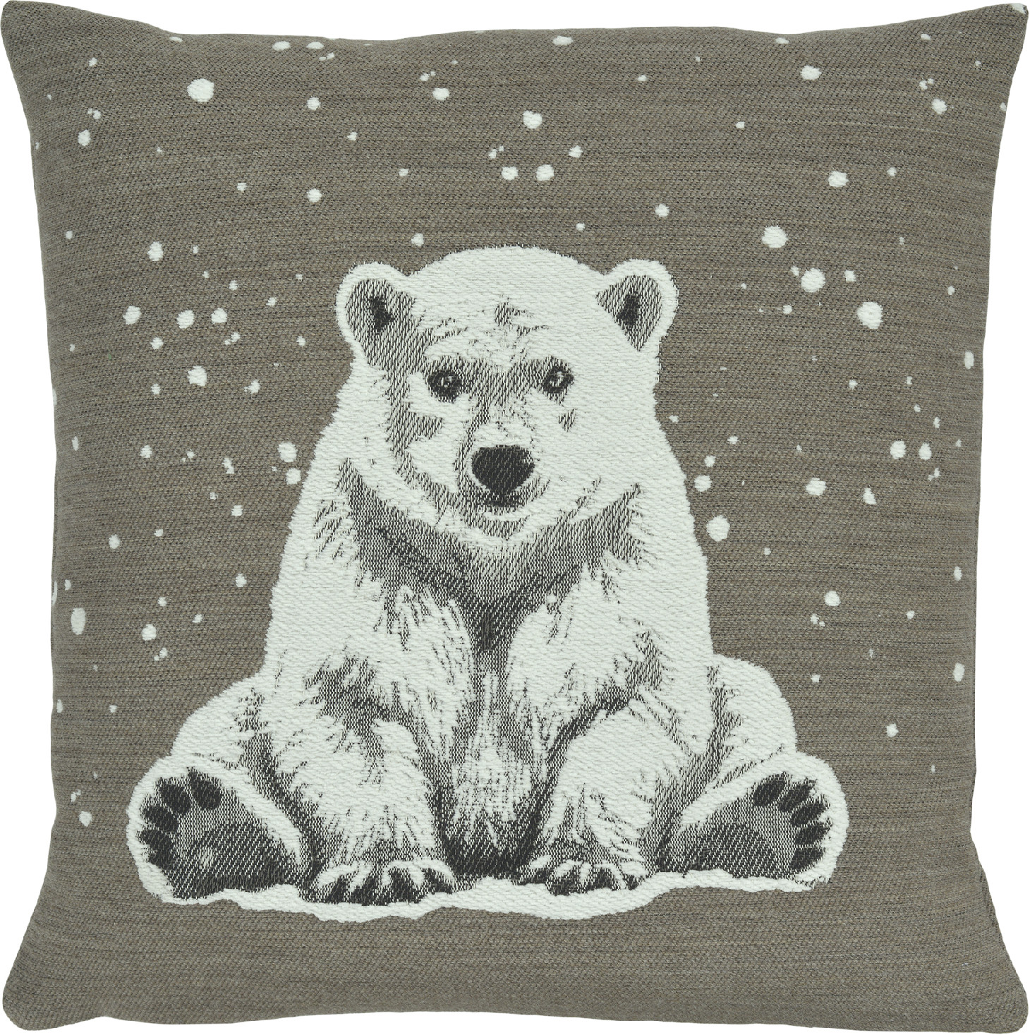 Povlak na polštář Arktos, čtverec 45x45 cm, taupe - Sander