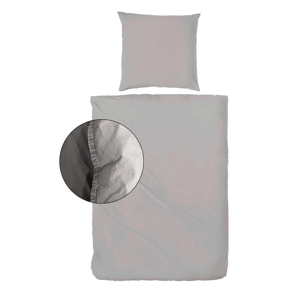 POVLEČENÍ, renforcé, šedá, 135/200 cm