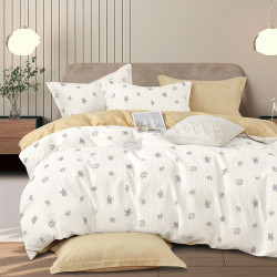 Povlečení bavlněný satén ALBS-01365B 200x220 Lasher