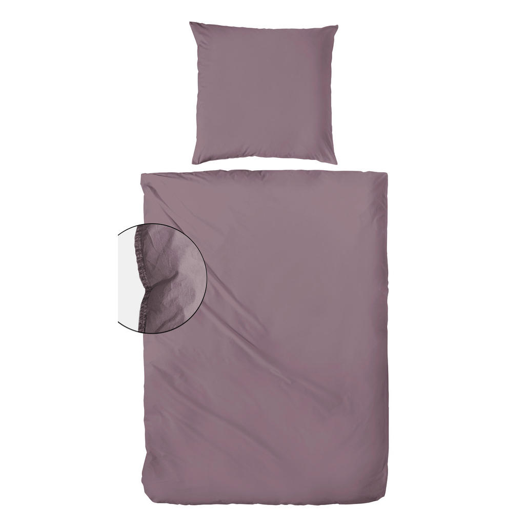 POVLEČENÍ, flanel, bobulová, 135/200 cm