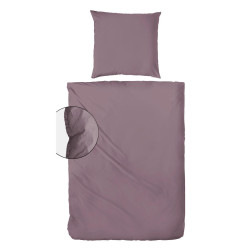 POVLEČENÍ, flanel, bobulová, 135/200 cm