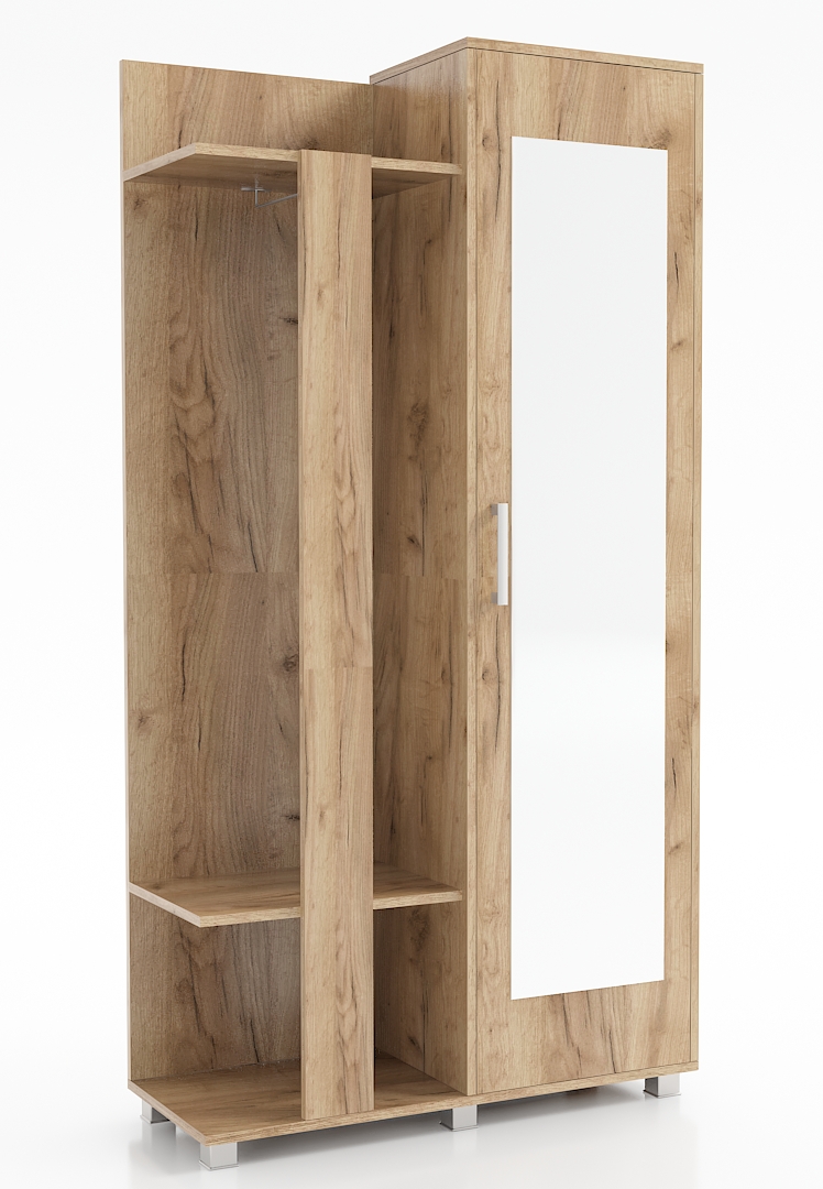 Předsíň Karo Barva korpusu: Dub - Craft zlatý, Varianty: Pravá