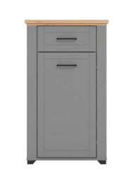 Předsíňová komoda lotta - šedá/dub artisan