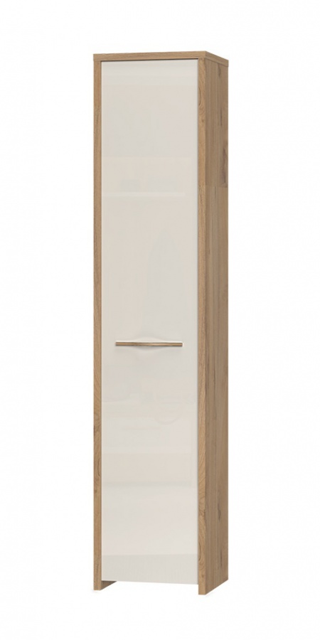 Předsíňová skříň 1d hagop - ořech pacifik/béžová