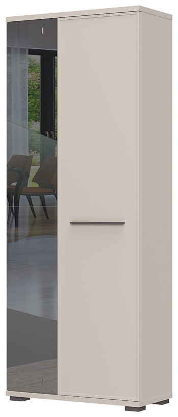 Předsíňová skříň se zrcadlem baptiste - béžová