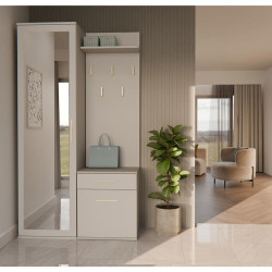 Předsíňová stěna Duo kašmír