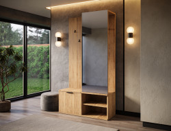 Předsíňová stěna Oturra Barva korpusu: Dub - Artisan