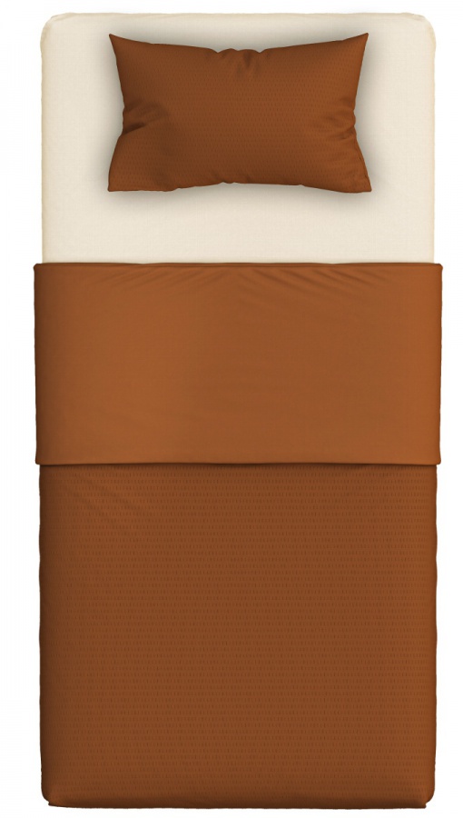 Přehoz na postel 175x235cm meryn - hnědá