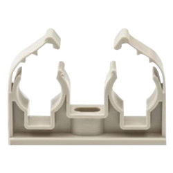 Příchytka dvojitá - plast 22