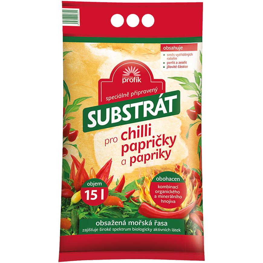 Profík substrát pro chilli papričky 15 l
