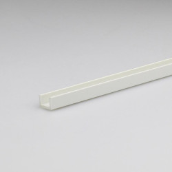 Profil U PVC bily lesk 6.2x8.7x1000
