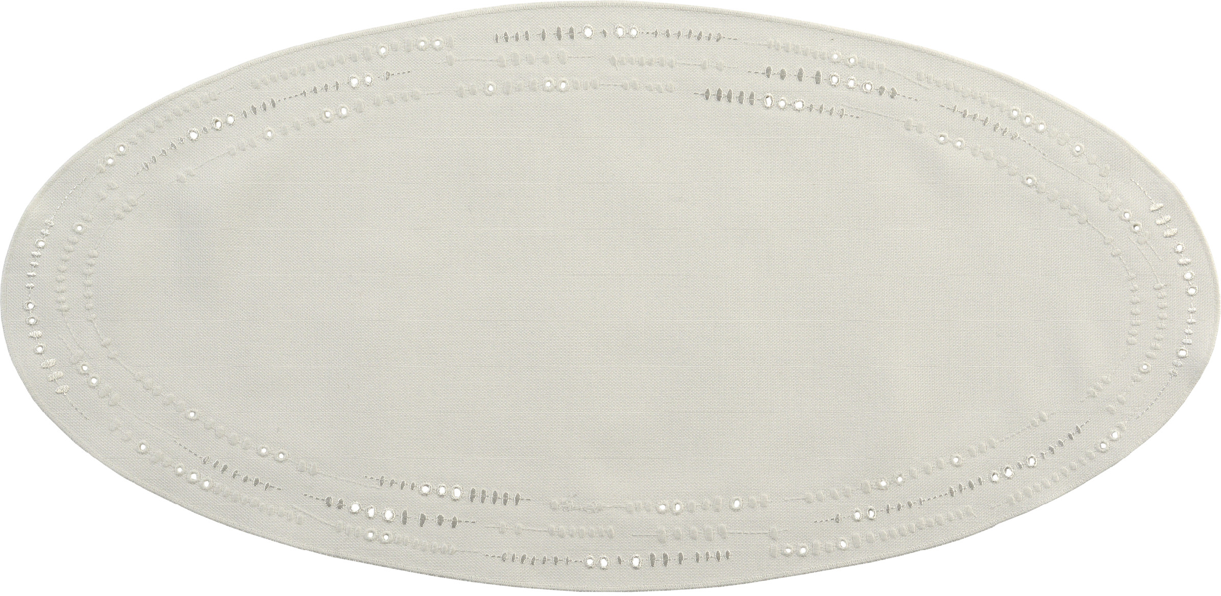 Prostírání Perlina 28x58 ovál, ecru 29 - Sander