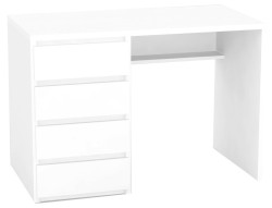 Psací stůl rea play 2, levý - bílá