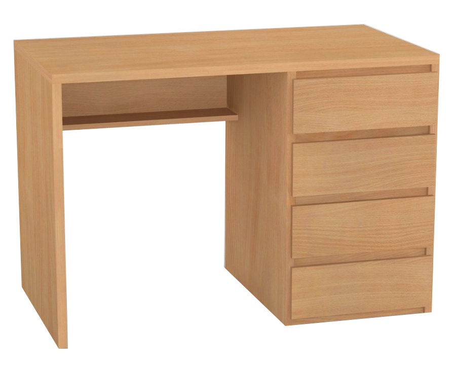 Psací stůl rea play 2, pravý - buk