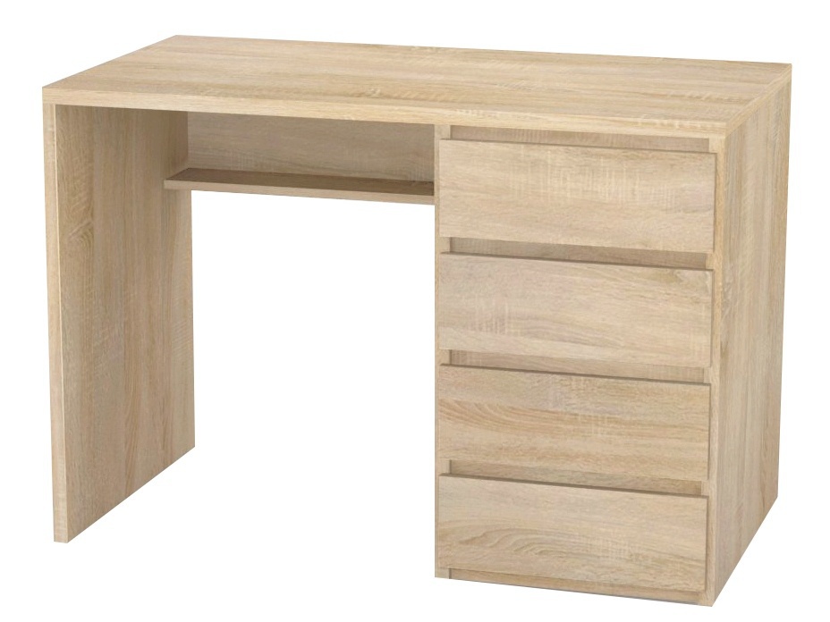 Psací stůl rea play 2, pravý - dub bardolino