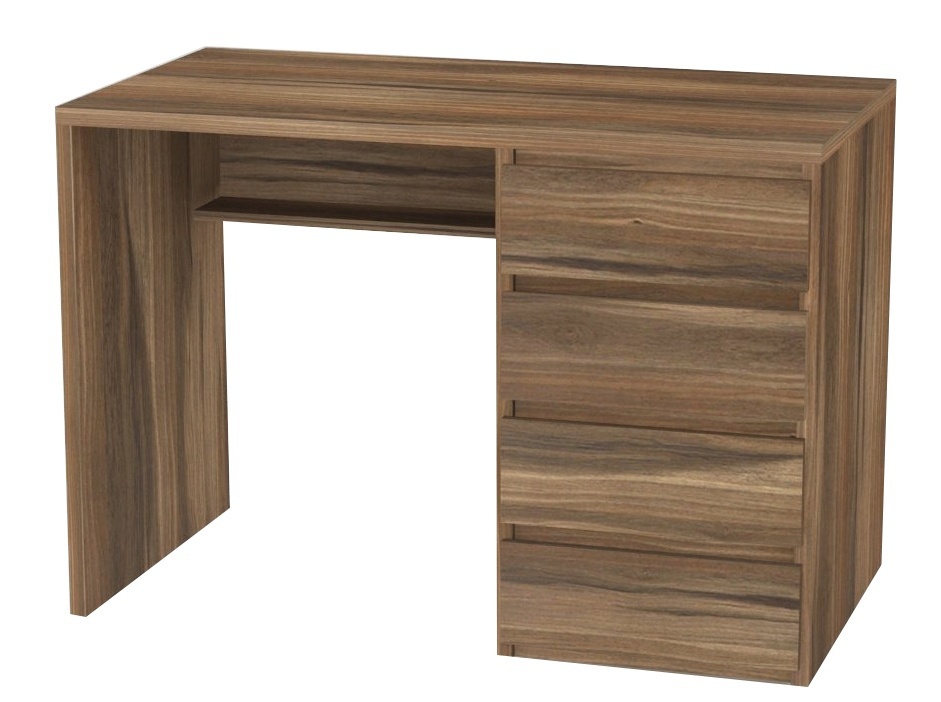 Psací stůl rea play 2, pravý - ořech rockpile