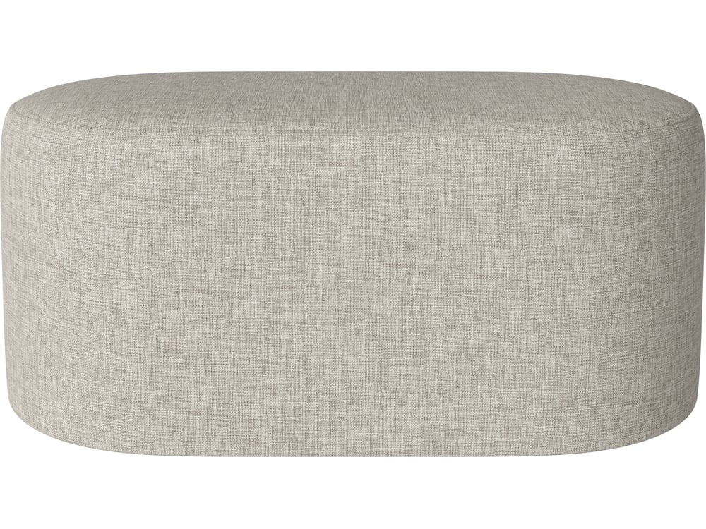 Puf Zyl oválný - 50 x 90 cm, více variant - Bolia Varianta: Nantes - Smooth weave, Sand
