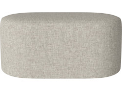 Puf Zyl oválný - 50 x 90 cm, více variant - Bolia Varianta: Nantes - Smooth weave, Sand