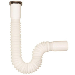 Půlsifon umyvadlový Universal s kovovou maticí 5/4, odtok fi 32