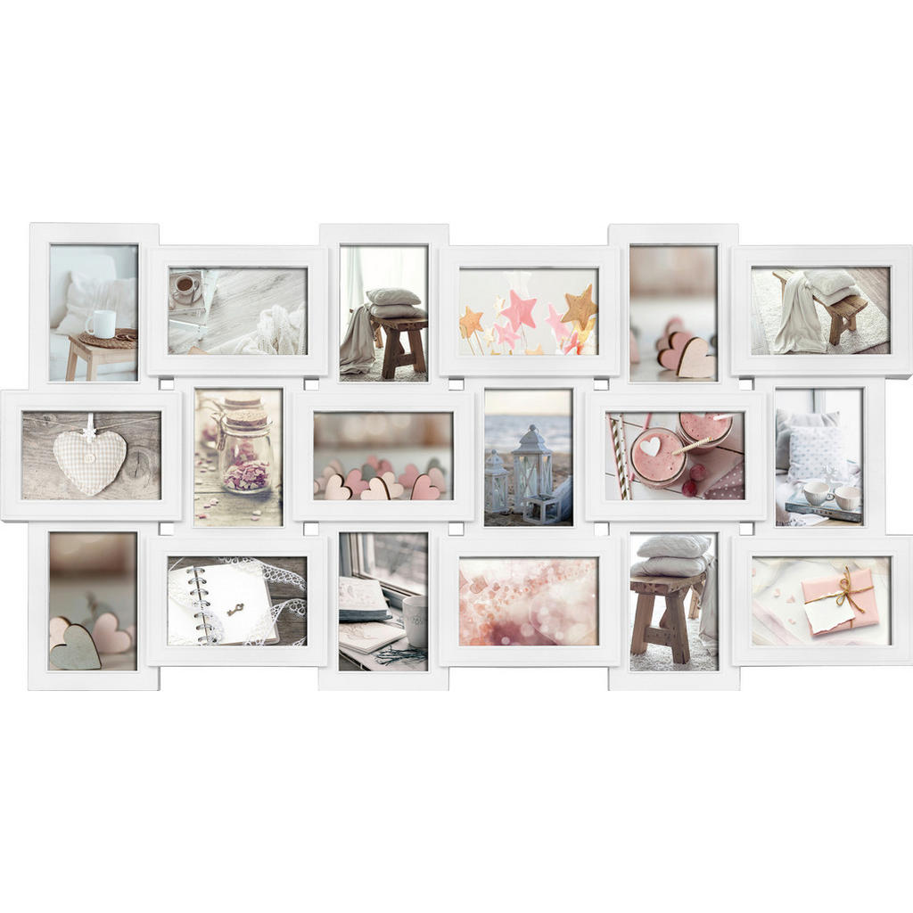 RÁM NA OBRAZOVÉ KOLÁŽE, 18 foto, 90/47/2,5 cm