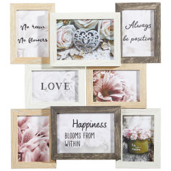 RÁM NA OBRAZOVÉ KOLÁŽE, 8 foto, 45/49/1,2 cm