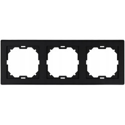 Rámček 3-násobný černy Imperia
