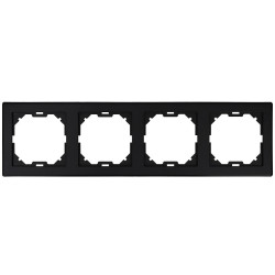 Rámček 4-násobný černy Imperia