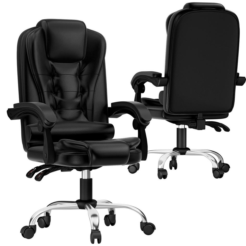 Rattantree ERGONOMICKÁ-KANCELÁŘSKÁ-ŽIDLE, polstrované sedadlo, nastavitelná výška, funkce sklopení