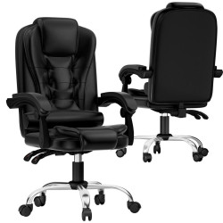 Rattantree ERGONOMICKÁ-KANCELÁŘSKÁ-ŽIDLE, polstrované sedadlo, nastavitelná výška, funkce sklopení
