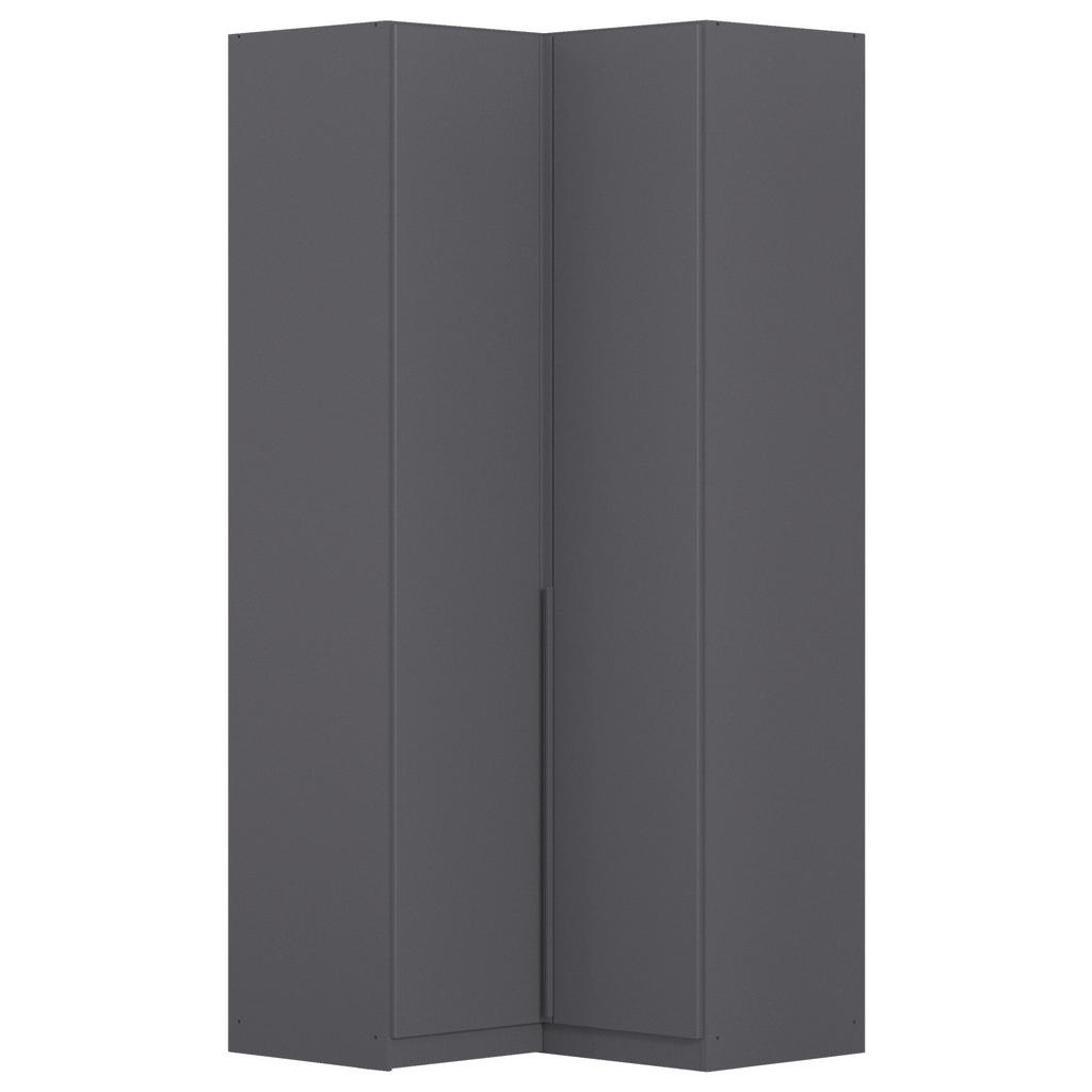 Rauch Möbel ROHOVÁ ŠATNÍ SKŘÍŇ, šedá, 100/229/102 cm