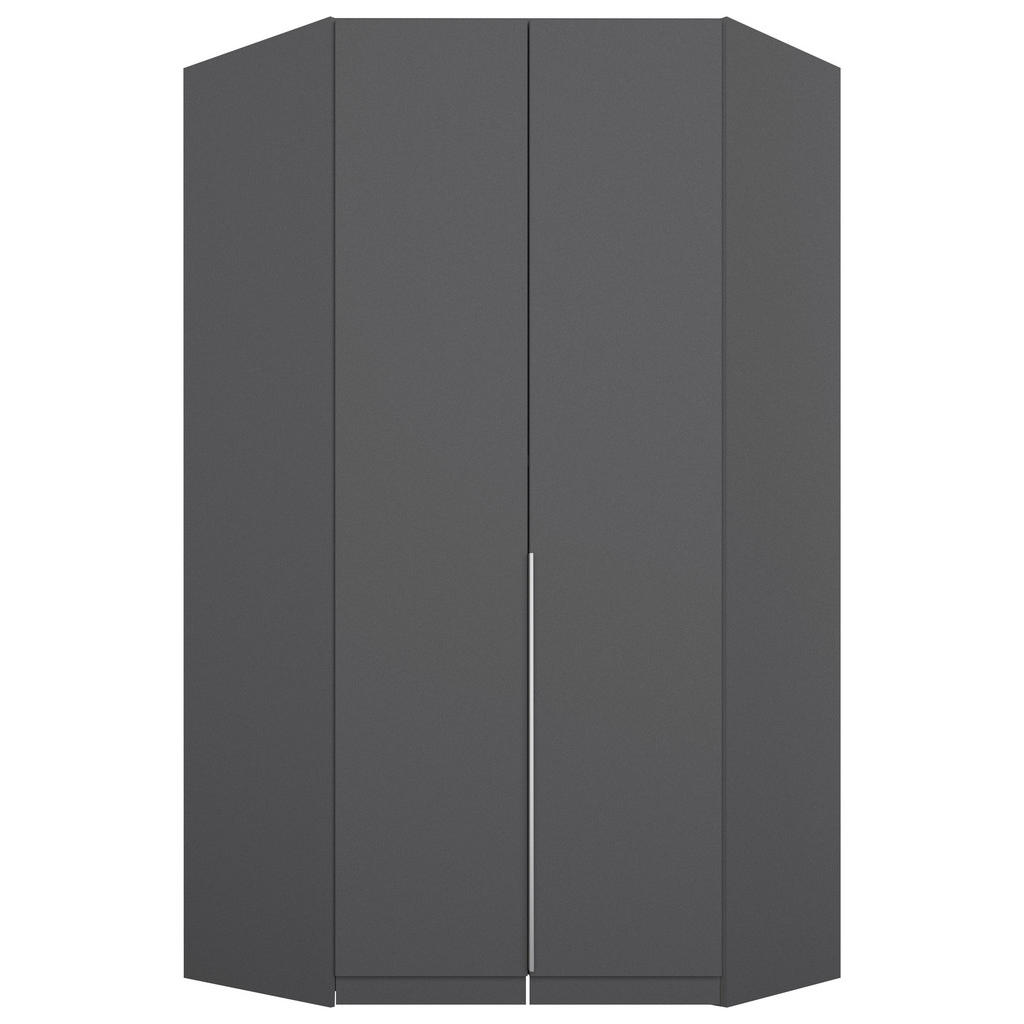 Rauch Möbel ROHOVÁ ŠATNÍ SKŘÍŇ, šedá, 117/229/117 cm