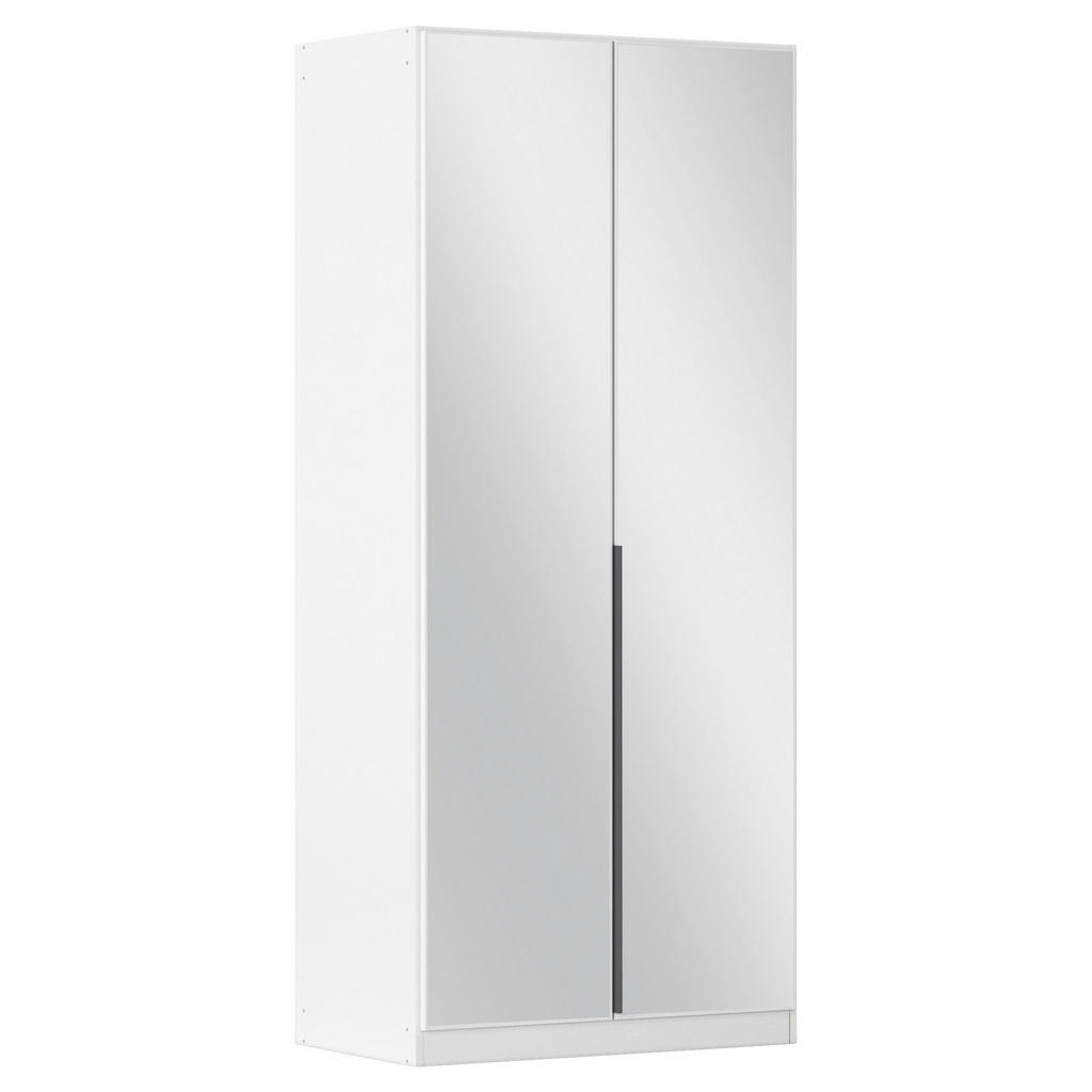 Rauch Möbel ŠATNÍ SKŘÍŇ S OTOČNÝMI DVEŘMI, barvy stříbra, bílá, tmavě šedá, 91/229/54 cm