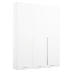 Rauch Möbel ŠATNÍ SKŘÍŇ S OTOČNÝMI DVEŘMI, bílá, 136/229/54 cm