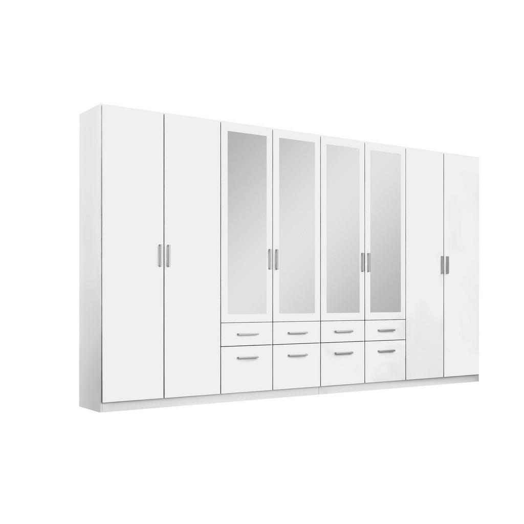 Rauch Möbel ŠATNÍ SKŘÍŇ S OTOČNÝMI DVEŘMI, bílá, 360/229/54 cm