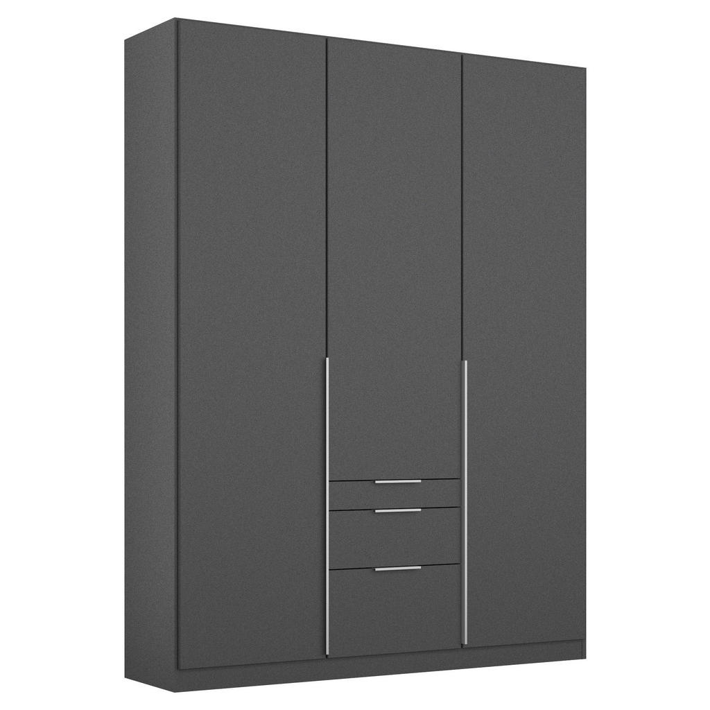 Rauch Möbel ŠATNÍ SKŘÍŇ S OTOČNÝMI DVEŘMI, šedá, 136/229/54 cm