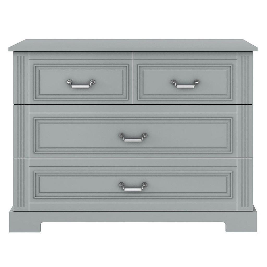 RAUMHIRSCH FURNITURE DĚTSKÁ KOMODA Ines – rustikální elegance a funkčnost Šedá