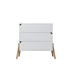 RAUMHIRSCH FURNITURE DĚTSKÁ KOMODA Lotta – rustikální elegance a funkčnost Bílá