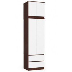 RAUMHIRSCH FURNITURE SKŘÍŇ Tmavě hnědá, bílá 234/60/51