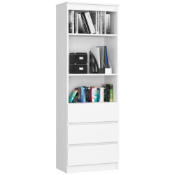 RAUMHIRSCH FURNITURE STOJANOVÁ POLICE Bílá 180/60/35