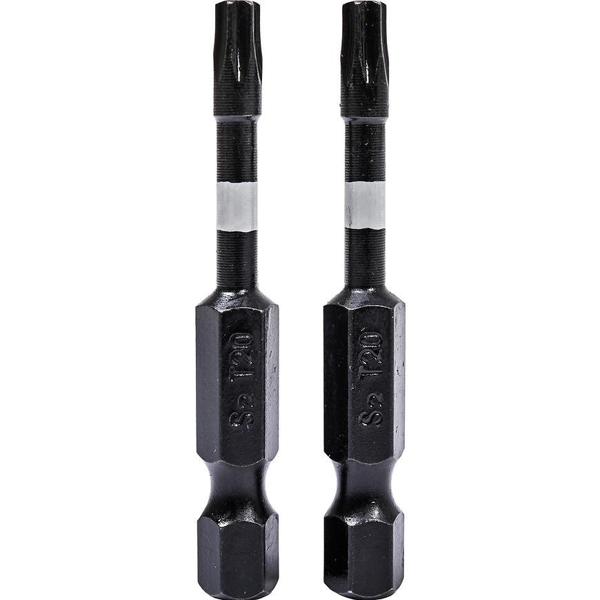 Rázové šroubovací bity Torx T20x50 mm 2 ks