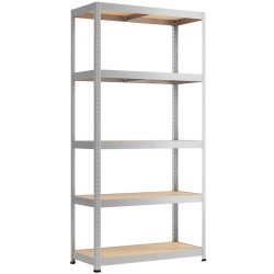 Regál 175 pozinkovaná 180x90x40 – 5 polic/175 kg