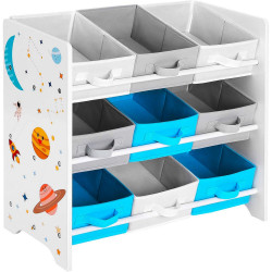 REGÁL DO DĚTSKÉHO POKOJE, bílá, 62,5/60/29,5 cm